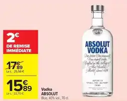 Carrefour Drive Absolut - vodka offre