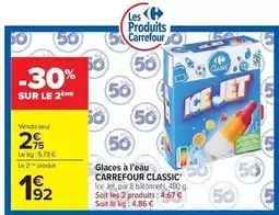 Carrefour Drive Carrefour - glaces a l'eau offre