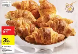 Carrefour Drive 10 croissants pur beurre offre