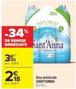 Carrefour Drive Eau minérale offre