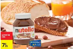 Carrefour Drive Nutella - pâte à tartiner offre