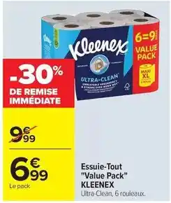 Carrefour Drive Kleenex - essuie-tout value pack offre