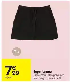 Carrefour Drive Tex - jupe femme offre