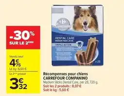 Carrefour Drive Carrefour - companino récompense pour chiens offre