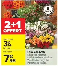 Carrefour Drive Foire à la botte offre