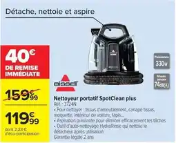 Carrefour Drive Bissell - nettoyeur portatif spotclean plus offre