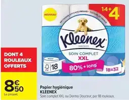 Carrefour Market Kleenex - papier hygiénique offre