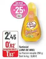 G20 Lune de miel - tartinal offre