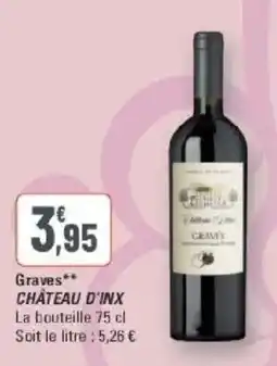 G20 Graves château d'inx offre