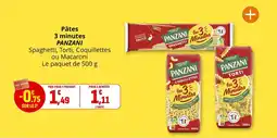 Coccimarket Pâtes 3 minutes panzani offre