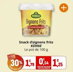 Coccimarket Snack d'oignons frits kühne offre