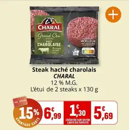 Coccimarket Steak haché charolais charal offre
