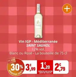 Coccimarket Vin igp méditerranée saint sagnol offre