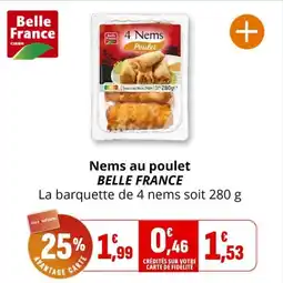 Coccimarket Nems au poulet belle france offre