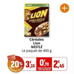 Coccimarket Céréales lion nestlé offre