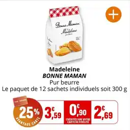 Coccimarket Madeleine bonne maman offre