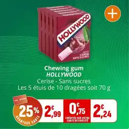 Coccimarket Chewing gum hollywood offre