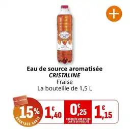 Coccimarket Eau de source aromatisée cristaline offre