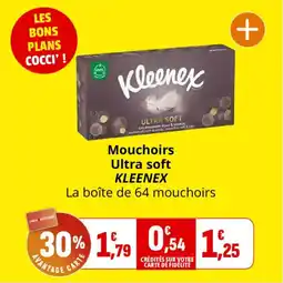 Coccinelle Supermarché Mouchoirs ultra soft kleenex offre