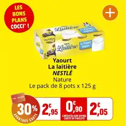 Coccinelle Supermarché Yaourt la laitière nestlé offre