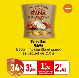 Coccinelle Supermarché Tortellini rana offre