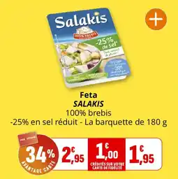 Coccinelle Supermarché Feta salakis offre