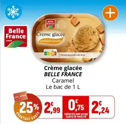 Coccinelle Supermarché Crème glacée belle france offre