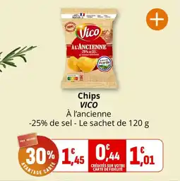 Coccinelle Supermarché Chips vico offre