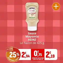 Coccinelle Supermarché Sauce mayomix heinz offre