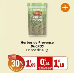 Coccinelle Supermarché Herbes de provence ducros offre