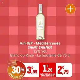 Coccinelle Supermarché Vin igp méditerranée saint sagnol offre