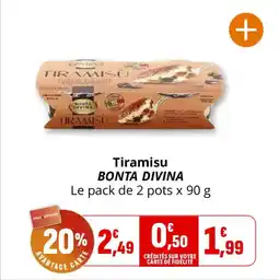 Coccinelle Supermarché Tiramisu bonta divina offre