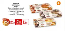 Coccinelle Supermarché Dessert l'onctueux rians offre