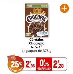 Coccinelle Supermarché Céréales chocapic nestlé offre