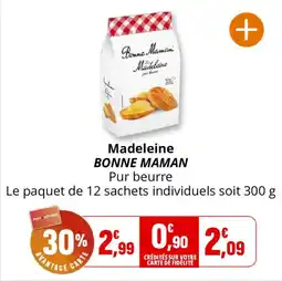 Coccinelle Supermarché Madeleine bonne maman offre