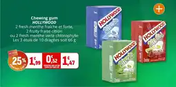 Coccinelle Supermarché Chewing gum hollywood offre