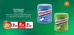 Coccinelle Supermarché Chewing gum hollywood offre