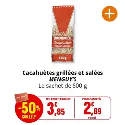 Coccinelle Supermarché Cacahuètes grillées et salées menguy's offre