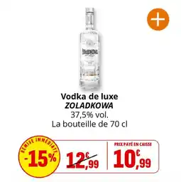 Coccinelle Supermarché Vodka de luxe zoladkowa offre