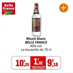 Coccinelle Supermarché Rhum blanc belle france offre