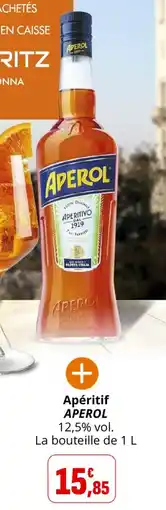 Coccinelle Supermarché Apéritif aperol offre