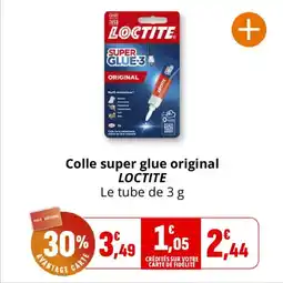 Coccinelle Supermarché Colle super glue original loctite offre