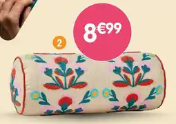 b&m Traversin brodé offre