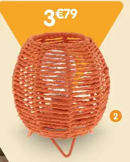 b&m Lampe led tressée offre