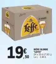 E.Leclerc Leffe - bière blonde offre