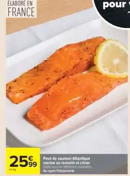 Carrefour Pavé De Saumon Atlantique offre