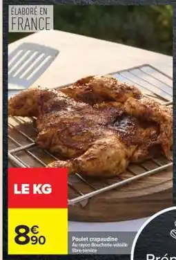 Carrefour POULET CRAPAUDINE offre