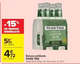 Carrefour Market Boisson pétillante FEVER-TREE offre