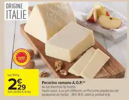 Carrefour Market Pecorino Romano A.O.P offre
