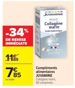 Carrefour Market Compléments alimentaires Juvamine offre